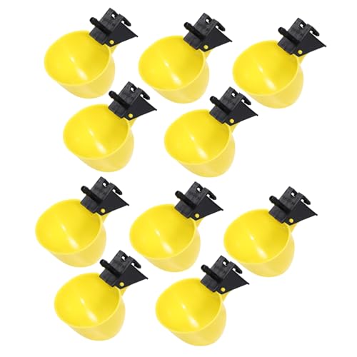 LOORGVEL 10 Stück Teiliges Automatischer Vogel wasserschalen aus Strapazierfähigem Kunststoff Verschleißfest und Bruchfest Platzsparend Geeignet für Tauben Wachteln und Ziergeflügel im von LOORGVEL