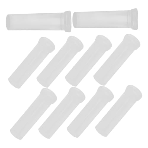 LOORGVEL 10 Stück Teiliges Blumengießröhrchen aus Kunststoff mit Kappen Transparente Wasser röhrchen für Blumenarrangements Feuchtigkeitsbewahrend Einfach Einzusetzen Vielseitig für von LOORGVEL