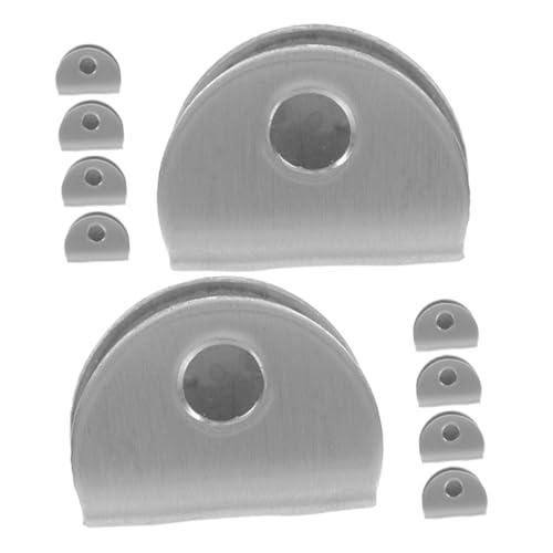 LOORGVEL 10 Stück Teiliges Edelstahl Spiegelhalterungen Robuste Glasclips für Rahmenlose Spiegel Sicherer Wandbefestigung Korrosionsbeständig Minimalistisches Design für Langanhaltenden LOORGVEL 10 Stück Teiliges Edelstahl Spiegelhalterungen Robuste Glasclips für Rahmenlose Spiegel Sicherer Wandbefestigung Korrosionsbeständig Minimalistisches Design für Langanhaltenden von LOORGVEL