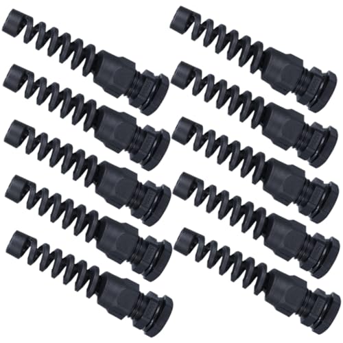 LOORGVEL 10 Stück Teiliges Kabelverschraubung Langlebiger Nylon Steckverbinder und Biegungsbeständig Geeignet für Außenbeleuchtung LED Leuchten Straßenlampen und Abzweigdosen Einfache LOORGVEL 10 Stück Teiliges Kabelverschraubung Langlebiger Nylon Steckverbinder und Biegungsbeständig Geeignet für Außenbeleuchtung LED Leuchten Straßenlampen und Abzweigdosen Einfache von LOORGVEL