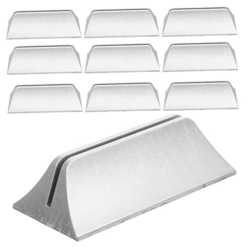 LOORGVEL 10 Stück Teiliges Kunststoff Tischteiler Klemmen Verstellbare Schreibtisch Trennwand Clips Stabile Halterungen für Büro Sichtschutz und Desktop Privatsphäre Panel Silberfarben LOORGVEL 10 Stück Teiliges Kunststoff Tischteiler Klemmen Verstellbare Schreibtisch Trennwand Clips Stabile Halterungen für Büro Sichtschutz und Desktop Privatsphäre Panel Silberfarben von LOORGVEL