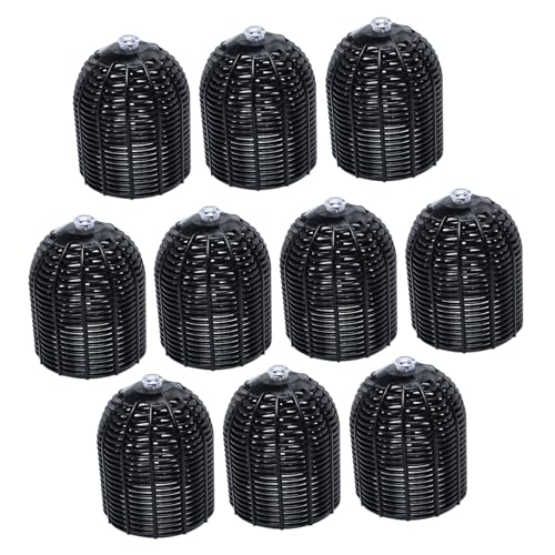 LOORGVEL 10 Stück Teiliges Kunststoff lampenschirme Simulation Rattan Lampenschirm Dekorative Lichterkette Zubehör Einfach zu Montieren Für Wohnzimmer Schlafzimmer Boho Stil von LOORGVEL