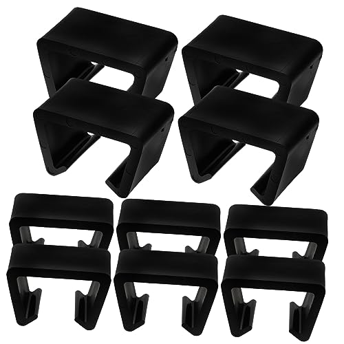 LOORGVEL 10 Stück Teiliges Outdoor Möbel Clips aus Robustem rutschfeste Verbindungsklammern für Gartenmöbel und Rattan Sofas für Sitzgruppen mit Stuhlbeinen Einfache Montage und Sichere von LOORGVEL