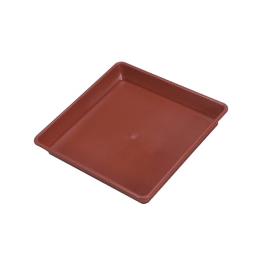 LOORGVEL 10 Stück Teiliges Quadratisches Kunststoff Blumentopfuntersetzer Hitzebeständig Robustes Resin Tablett für Innen und Außenbereich Geeignet für Sukkulenten und Pflanzkübel Rote LOORGVEL 10 Stück Teiliges Quadratisches Kunststoff Blumentopfuntersetzer Hitzebeständig Robustes Resin Tablett für Innen und Außenbereich Geeignet für Sukkulenten und Pflanzkübel Rote von LOORGVEL