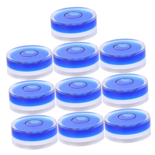 LOORGVEL 10 Stück Teiliges Runde Wasserwaage Präzise Blasenlibelle für Kalibrierung Einsetzbar Klare Acryloberfläche Einfach und Schnell für Bilderrahmen und Wanddekoration LOORGVEL 10 Stück Teiliges Runde Wasserwaage Präzise Blasenlibelle für Kalibrierung Einsetzbar Klare Acryloberfläche Einfach und Schnell für Bilderrahmen und Wanddekoration von LOORGVEL