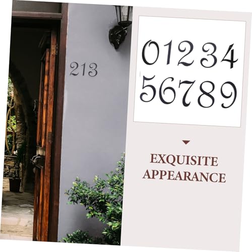 LOORGVEL 10 Stück Teiliges Selbstklebende Hausnummern aus Robustem Acryl Wetterfest und Langlebig für Haustür Briefkasten Garage Hotelzimmer und Büro zur Einfachen Adresskennzeichnung LOORGVEL 10 Stück Teiliges Selbstklebende Hausnummern aus Robustem Acryl Wetterfest und Langlebig für Haustür Briefkasten Garage Hotelzimmer und Büro zur Einfachen Adresskennzeichnung von LOORGVEL