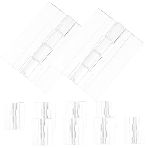 LOORGVEL 10 Stück Teiliges Transparentes Klappscharnier für Schranktüren und Holzkisten Robuste Schwere Belastung Tragende Möbelscharniere für Vielseitige Heimwerkeranwendungen von LOORGVEL