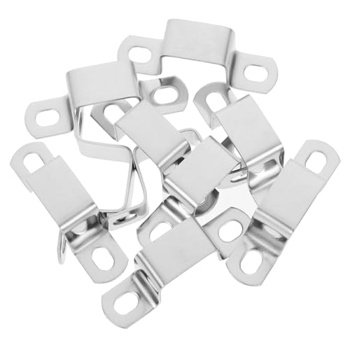 LOORGVEL 10 Stück Teiliges U Förmige Rohrschellen aus Edelstahl Quadratische Halterungsklammern für Rohrbefestigung Korrosionsbeständige Metallschellen für und Bauanwendungen LOORGVEL 10 Stück Teiliges U Förmige Rohrschellen aus Edelstahl Quadratische Halterungsklammern für Rohrbefestigung Korrosionsbeständige Metallschellen für und Bauanwendungen von LOORGVEL