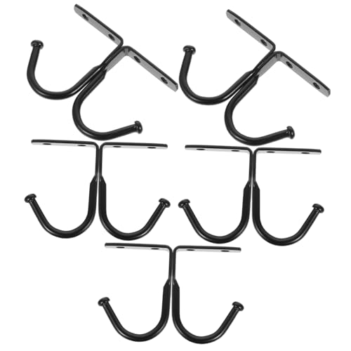 LOORGVEL 10 Stück Teiliges Wandhaken aus Verdicktem Eisen Robuste Garderobenhaken für Haushalt Bad Küche und Lager Glatte Oberfläche Vielseitig für Kleidung Handtücher Praktische LOORGVEL 10 Stück Teiliges Wandhaken aus Verdicktem Eisen Robuste Garderobenhaken für Haushalt Bad Küche und Lager Glatte Oberfläche Vielseitig für Kleidung Handtücher Praktische von LOORGVEL