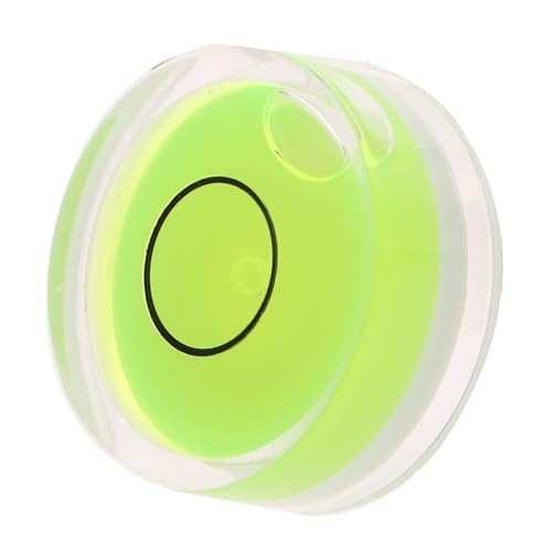 LOORGVEL 10 Stück Teiliges Wasserwaage aus Klarem Runde Blasenlibelle für Präzise Kalibrierung Grün Geeignet für Bilderrahmen Kreuzstichrahmen und Wanddekoration von LOORGVEL