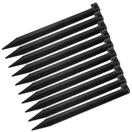 LOORGVEL 10 Stück Zeltheringe Robuste und Wiederverwendbare Zeltpflöcke für Outdoor Aktivitäten Geeignet für Rasen EIS und Harten Boden für Camping Pavillons und von LOORGVEL