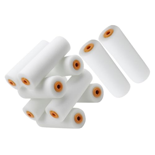 LOORGVEL 10 Teiliges Kleine Farbroller mit Feiner Schwammstruktur Kompakt und Einfach zu Wechseln für Wand Hausanstriche Praktische Malerwalzen für Präzises Lackieren LOORGVEL 10 Teiliges Kleine Farbroller mit Feiner Schwammstruktur Kompakt und Einfach zu Wechseln für Wand Hausanstriche Praktische Malerwalzen für Präzises Lackieren von LOORGVEL