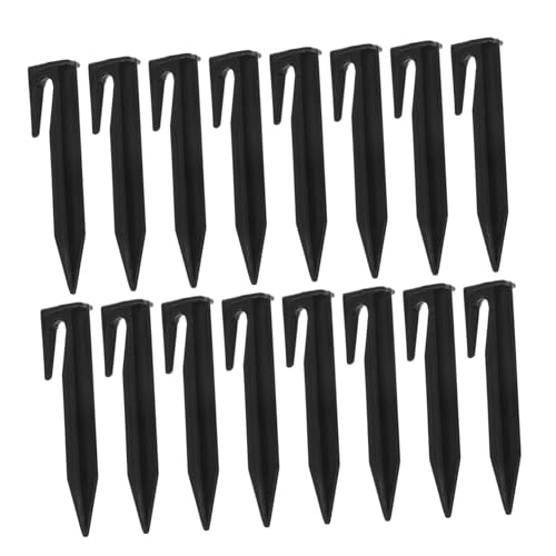 LOORGVEL 100 Stück Heavy Duty Zeltpflöcke aus Hochfestem Kunststoff Leichtgewichtige Erdanker für Camping Wandern Garten und Strand Sicherer Halt für Zelte Überdachungen und von LOORGVEL