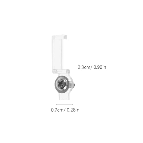 LOORGVEL 100 Stück LED Lichtleisten Halter LED Streifen Clips mit Schrauben Lichtband Befestigungsklammern Einfache Montage Geeignet LOORGVEL 100 Stück LED Lichtleisten Halter LED Streifen Clips mit Schrauben Lichtband Befestigungsklammern Einfache Montage Geeignet von LOORGVEL
