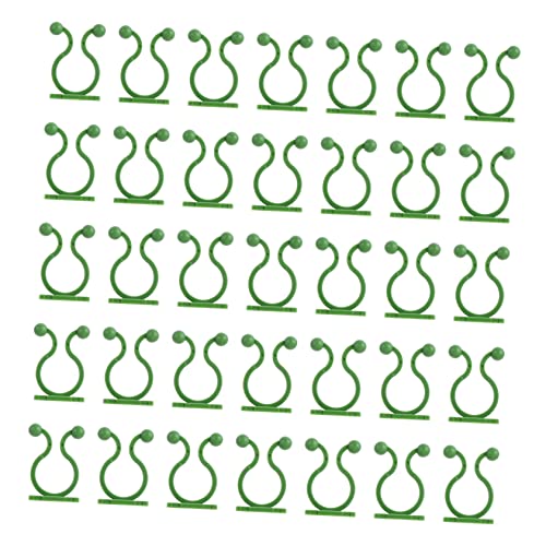 LOORGVEL 100 Stück Pflanzenclips Selbstklebende Wandhalterung für Kletterpflanzen Hochwertiger Pflanzenschutz Platzsparend und für Zimmerpflanzen und Gartenpflege von LOORGVEL