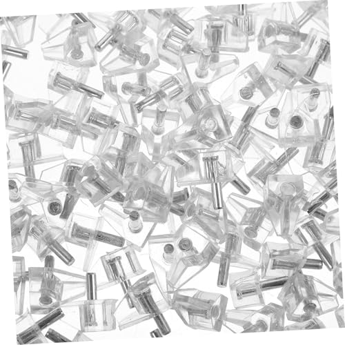 LOORGVEL 100 Stück Transparente Regalträger aus Kunststoff Stabile Einlegebodenhalter für Schrank und Balkon Leichte und Einfache Montage Rutschfeste Stützen für Bücherregale und Möbel LOORGVEL 100 Stück Transparente Regalträger aus Kunststoff Stabile Einlegebodenhalter für Schrank und Balkon Leichte und Einfache Montage Rutschfeste Stützen für Bücherregale und Möbel von LOORGVEL