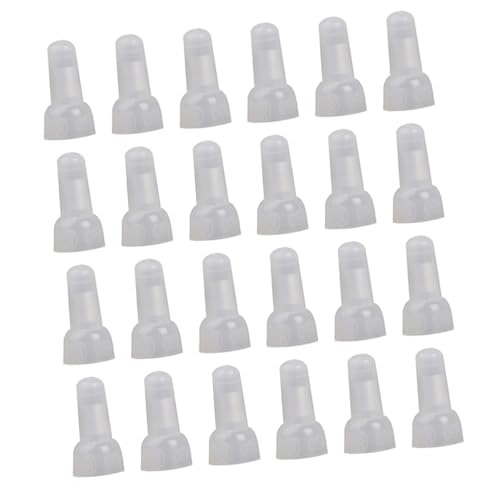 LOORGVEL 1000 Stück Nylon Isolierte Crimpkappen Kabelverbinder Aluminium Innenmaterial Drahtendklemmen Für Elektrische Geräte Lüfter Beleuchtung Motoren von LOORGVEL