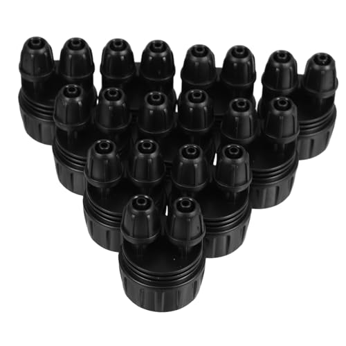 LOORGVEL 10Stücke Wiederverwendbare Gartenadapter mit Doppelverschluss für Innengewinde Schlauch für Automatische Bewässerungssysteme und Nebelsysteme von LOORGVEL