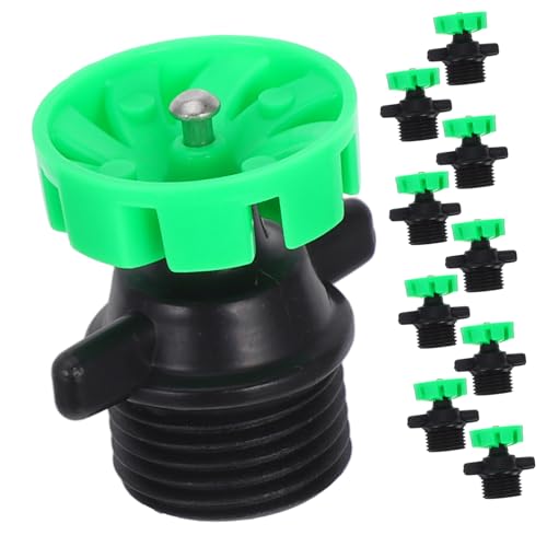 LOORGVEL 10stücke Bewässerungssprinklerköpfe Automatische Rotierende Sprinkler Komponenten Für Bonsai-sprinklerköpfe Zerstäuberdüsen Wasserschlauch-sprinklerdüsen Garten Und von LOORGVEL