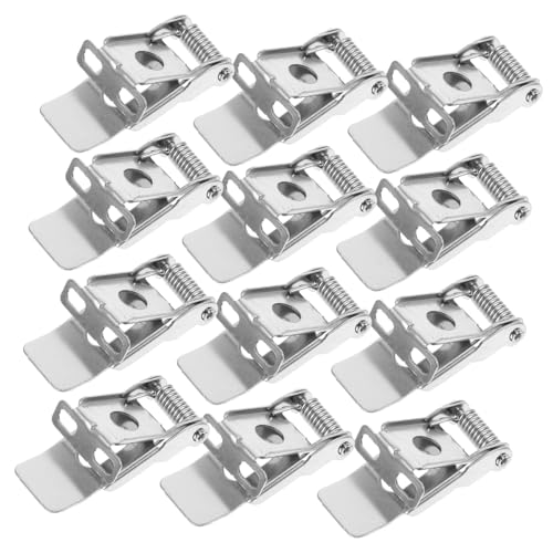 LOORGVEL 12 Stück Teiliges Federclips für Einbauleuchten Lampenhalterung aus Langlebigem Material Halterung für Flache Paneelleuchten Stabile Befestigung für Wohn und Gewerberäume von LOORGVEL