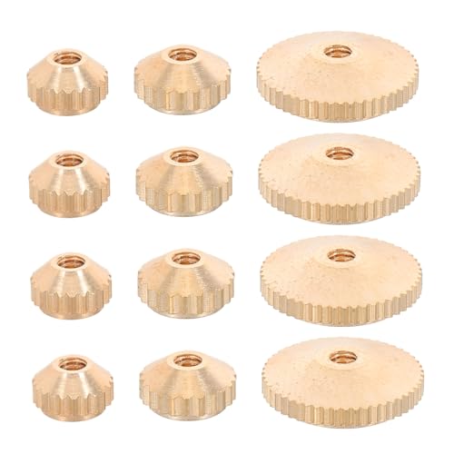 LOORGVEL 12 Stück Teiliges Messing Uhrmuttern für Quarzuhrwerk Präzise Passform Vielseitig Kompatibel Einfache Montage für Großvater und Wanduhr Reparatur LOORGVEL 12 Stück Teiliges Messing Uhrmuttern für Quarzuhrwerk Präzise Passform Vielseitig Kompatibel Einfache Montage für Großvater und Wanduhr Reparatur von LOORGVEL