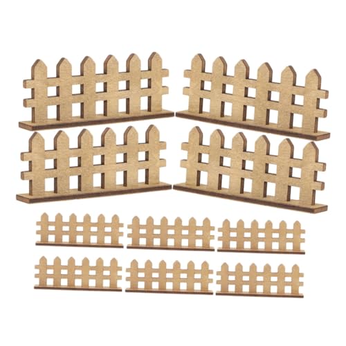 LOORGVEL 12 Stück Teiliges Mini Holzpicket Zaun Dekorativer Miniatur Zaun für Puppenhaus und DIY Feengarten Natürlicher Holz Look für Mikro Landschaft Blumentopf und Raumgestaltung LOORGVEL 12 Stück Teiliges Mini Holzpicket Zaun Dekorativer Miniatur Zaun für Puppenhaus und DIY Feengarten Natürlicher Holz Look für Mikro Landschaft Blumentopf und Raumgestaltung von LOORGVEL