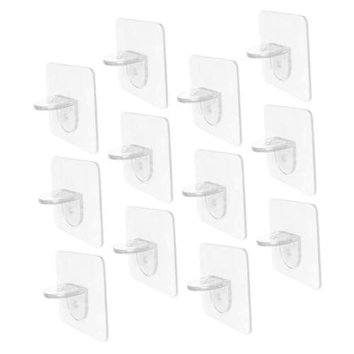 LOORGVEL 12 Stück Teiliges Regalbodenträger ohne Bohren Minimalistischer Einlegebodenhalter aus Robustem Material für Küchen und Kleiderschränke Einfache Montage Vielseitige Verwendung LOORGVEL 12 Stück Teiliges Regalbodenträger ohne Bohren Minimalistischer Einlegebodenhalter aus Robustem Material für Küchen und Kleiderschränke Einfache Montage Vielseitige Verwendung von LOORGVEL