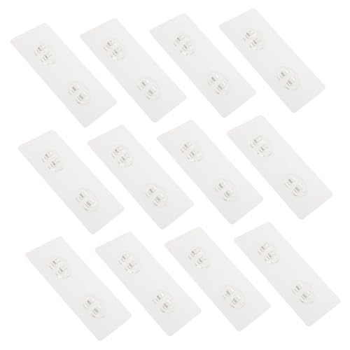 LOORGVEL 12 Stück Teiliges Transparentes Duschhaken Selbstklebend ohne Bohren Starke Haftung für Glatte Oberflächen Wie Fliesen Glas Metall für Bad Küche und Duschorganizer LOORGVEL 12 Stück Teiliges Transparentes Duschhaken Selbstklebend ohne Bohren Starke Haftung für Glatte Oberflächen Wie Fliesen Glas Metall für Bad Küche und Duschorganizer von LOORGVEL