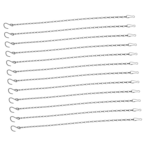 LOORGVEL 12 Stück Teiliges dunkles Eisenhängeketten Blumenampeln Vogelhäuschen Deckenbeschilderung und Windspiele Verstellbar Robuste Metallkette für Vielseitige Außenanwendung LOORGVEL 12 Stück Teiliges dunkles Eisenhängeketten Blumenampeln Vogelhäuschen Deckenbeschilderung und Windspiele Verstellbar Robuste Metallkette für Vielseitige Außenanwendung von LOORGVEL