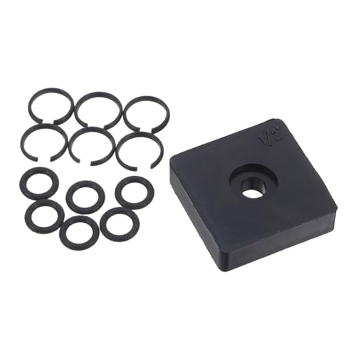 LOORGVEL 13 Stück Teiliges Impact Haltering Clip Set mit O Ringen Gummimaterial Kompatibel mit Milwaukee Elektropneumatischen Schlagschraubern Vielseitiges Werkzeug für Büro Heim und von LOORGVEL