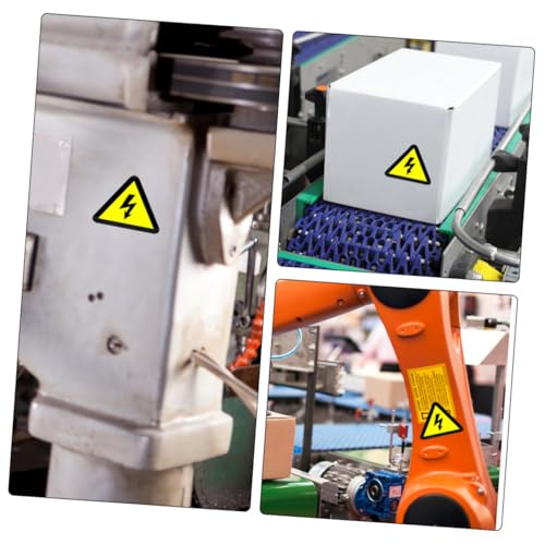 LOORGVEL 15 Stück Teiliges Elektrische Schocks Dreieck Aufkleber Gelb für Elektrogeräte Sicherheitshinweis Baustelle Haushalt Büro LOORGVEL 15 Stück Teiliges Elektrische Schocks Dreieck Aufkleber Gelb für Elektrogeräte Sicherheitshinweis Baustelle Haushalt Büro von LOORGVEL