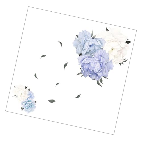 LOORGVEL 1Blatt Peony Flower Wandaufkleber Abnehmbares Wandtattoo Hochwertigem Dekoration für Schlafzimmer Wohnzimmer Büro und Einfach Anzubringen LOORGVEL 1Blatt Peony Flower Wandaufkleber Abnehmbares Wandtattoo Hochwertigem Dekoration für Schlafzimmer Wohnzimmer Büro und Einfach Anzubringen von LOORGVEL