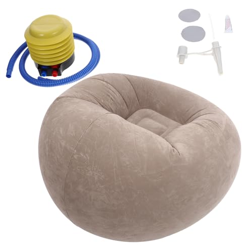 LOORGVEL 1Satz Luftfauler Couchsessel Aufblasbarer Lazy Lounge für Drinnen Draußen Robustes Material zu Reinigen Tragbar für Familien Freizeitaktivitäten von LOORGVEL