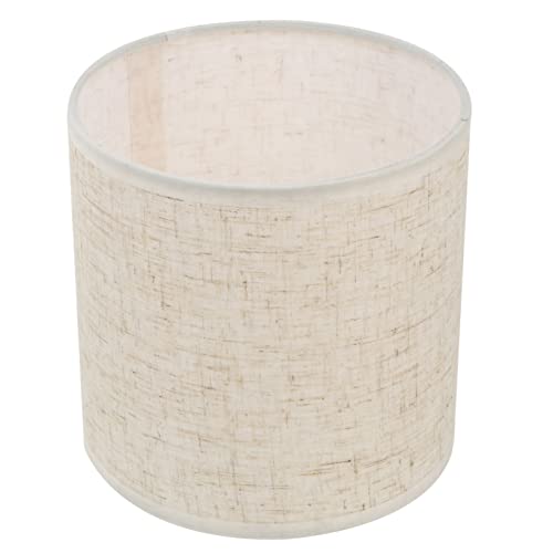 LOORGVEL 1Stück Leinen Lampenschirm Stoff Deckenleuchte Dekorativer Lampenschirm für Hängelampe Tischlampe Warmes Licht Natürliche Langlebige Metallunterstützung LOORGVEL 1Stück Leinen Lampenschirm Stoff Deckenleuchte Dekorativer Lampenschirm für Hängelampe Tischlampe Warmes Licht Natürliche Langlebige Metallunterstützung von LOORGVEL