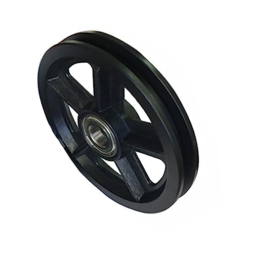 LOORGVEL 1Stück Türrad für Scheunentüren Langlebige Pulley mit Hochwertigem Material für Sanfte Bewegung Tür und Reibungslose Aufhängung von LOORGVEL