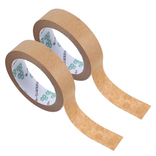 LOORGVEL 2 Rollen Schreibbares Kraftpapier packband Selbstklebend Stark Vielseitig für Umzugskartons Büro Verpackungen Versand LOORGVEL 2 Rollen Schreibbares Kraftpapier packband Selbstklebend Stark Vielseitig für Umzugskartons Büro Verpackungen Versand von LOORGVEL