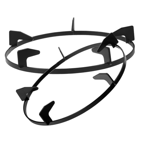 LOORGVEL 2 STÜCK Gasherd Halterung Rundes Rutschfestes Ofen Gestell aus Robustem Multifunktional und Rostfrei Kompatibel mit Wok ständer und Topfträger für Gaskochfelder Praktische LOORGVEL 2 STÜCK Gasherd Halterung Rundes Rutschfestes Ofen Gestell aus Robustem Multifunktional und Rostfrei Kompatibel mit Wok ständer und Topfträger für Gaskochfelder Praktische von LOORGVEL