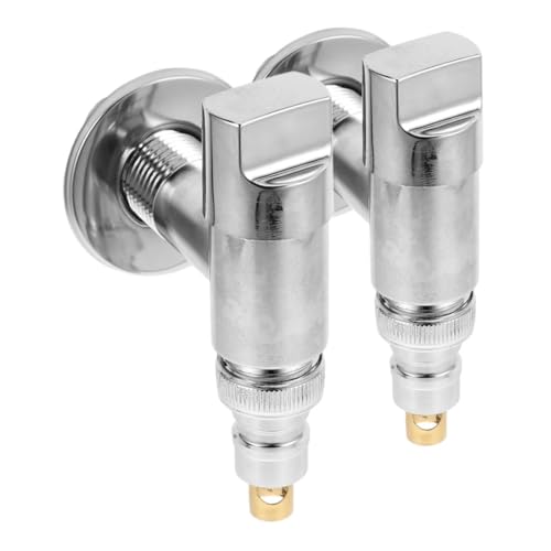 LOORGVEL 2 STÜCK Teiliges Winkel Eckventil aus Edelstahl mit Automatischer Absperrfunktion Kompatibel für Waschmaschinen Schnelles Montagesystem und Langlebig für Küche Bad und Toilette LOORGVEL 2 STÜCK Teiliges Winkel Eckventil aus Edelstahl mit Automatischer Absperrfunktion Kompatibel für Waschmaschinen Schnelles Montagesystem und Langlebig für Küche Bad und Toilette von LOORGVEL