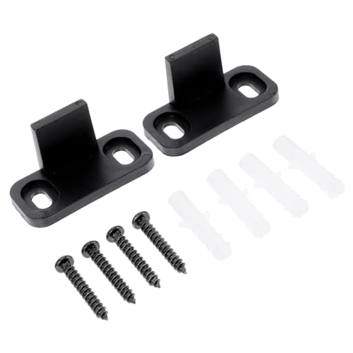 LOORGVEL 2 Sätze Bodenführung Schiebetür Stopper aus Verschleißfestem Verhindert Türschwingen Passend für Scheunentür Schrankbeschläge Einfache Montage Langlebig und Modern von LOORGVEL