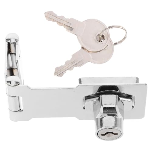 LOORGVEL 2 Sätze Edelstahl Verriegelungsschloss mit Schlüssel Sicherheits türschloss für Aktenschränke und Büroschubladen Stabiles Hasp latch mit Montage schrauben Installieren Vielseitig LOORGVEL 2 Sätze Edelstahl Verriegelungsschloss mit Schlüssel Sicherheits türschloss für Aktenschränke und Büroschubladen Stabiles Hasp latch mit Montage schrauben Installieren Vielseitig von LOORGVEL