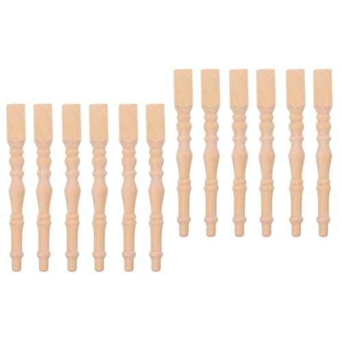 LOORGVEL 2 Sätze Mini-tischbeine Spielzeuge Für Hühner Mini Tischbeine Hintergrundständer Zur Dekoration Party Tür Mini-verzierung Simulations-Requisiten Holz 6 Stück * 2 LOORGVEL 2 Sätze Mini-tischbeine Spielzeuge Für Hühner Mini Tischbeine Hintergrundständer Zur Dekoration Party Tür Mini-verzierung Simulations-Requisiten Holz 6 Stück * 2 von LOORGVEL
