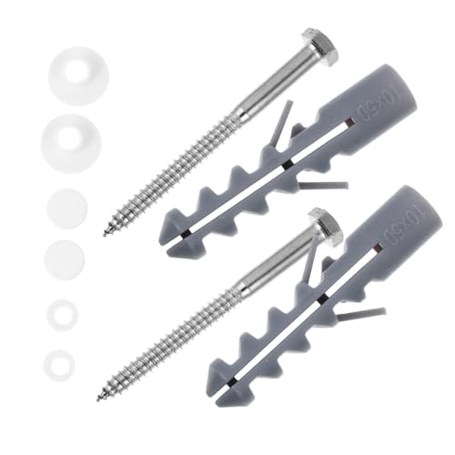 LOORGVEL 2 Sätze Toilettensitz Schrauben und Muttern Set Stabile Wc Sitz Befestigungsschrauben Langlebige Montagebolzen für Toilettendeckel Korrosionsbeständig Einfache Installation LOORGVEL 2 Sätze Toilettensitz Schrauben und Muttern Set Stabile Wc Sitz Befestigungsschrauben Langlebige Montagebolzen für Toilettendeckel Korrosionsbeständig Einfache Installation von LOORGVEL