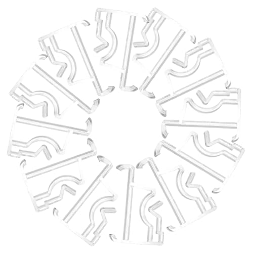 LOORGVEL 2 Sätze Transparente Verschleißfeste Vorhang clips aus Robustem Einfache Montage Unsichtbare Gardinenhalter für Fenster Geeignet für Zuhause Büro und Hotel LOORGVEL 2 Sätze Transparente Verschleißfeste Vorhang clips aus Robustem Einfache Montage Unsichtbare Gardinenhalter für Fenster Geeignet für Zuhause Büro und Hotel von LOORGVEL
