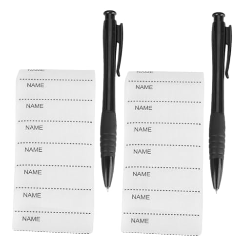 LOORGVEL 2 Sätze Wiederverwendbare Stoff-namensetiketten Waschbare Klebeetiketten für Kindergarten Schuluniform Arbeitskleidung Beschreibbare Selbstklebende Textilaufkleber mit Stift für LOORGVEL 2 Sätze Wiederverwendbare Stoff-namensetiketten Waschbare Klebeetiketten für Kindergarten Schuluniform Arbeitskleidung Beschreibbare Selbstklebende Textilaufkleber mit Stift für von LOORGVEL