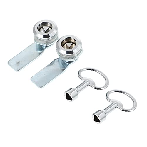 LOORGVEL 2 Sätze Zinc Alloy Triangle Lock für Verteilerschränke Langlebig und Vielseitig Einsetzbar Sicheres Schloss für Elektro und Verteilerkästen Rostfrei und Benutzerfreundlich LOORGVEL 2 Sätze Zinc Alloy Triangle Lock für Verteilerschränke Langlebig und Vielseitig Einsetzbar Sicheres Schloss für Elektro und Verteilerkästen Rostfrei und Benutzerfreundlich von LOORGVEL
