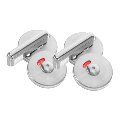 LOORGVEL 2 Satz Teiliges Türgriff mit Belegtanzeige Wc Türschloss mit Indikator Langlebiger Privacy Deadbolt für Toiletten Einfache Montage Passend für Trennwände von LOORGVEL