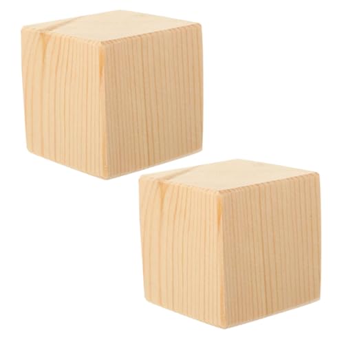 LOORGVEL 2 Stck Holz Möbel Erhöhung Stabile Möbel Risers für Bett Sofa Tisch Stuhl Rutschfest Langlebig aus Massivem Holz für Sichere Möbelerhöhung von LOORGVEL