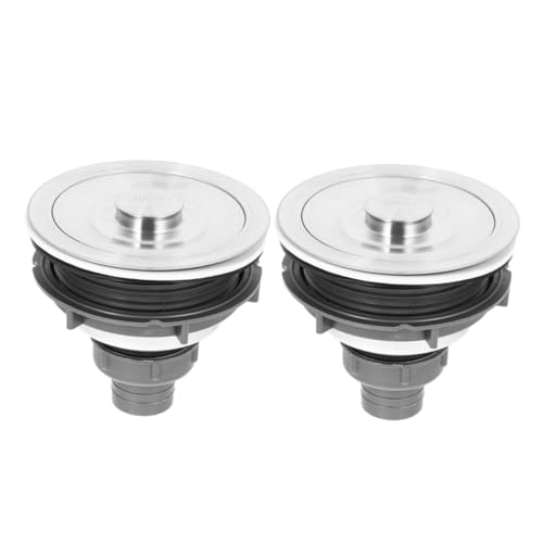 LOORGVEL 2 Stück Abflusssieb Verstellbar Haarfänger für Waschbecken Bad und Küche Professionell Wasserablauf Spritzschutz für Friseursalons und Heimgebrauch von LOORGVEL