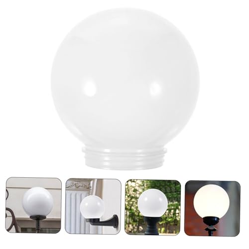 LOORGVEL 2 Stück Acryl Lampenschirm Kugelform Ersatz Lampenabdeckung für Außen Garten Terrasse Langlebig Bruchsicher Modernes Design LOORGVEL 2 Stück Acryl Lampenschirm Kugelform Ersatz Lampenabdeckung für Außen Garten Terrasse Langlebig Bruchsicher Modernes Design von LOORGVEL