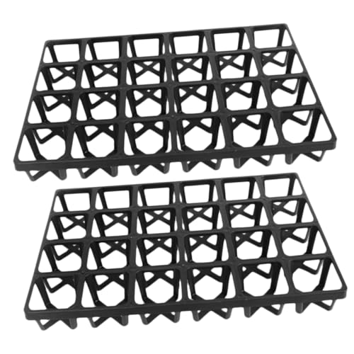 LOORGVEL 2 Stück Anzuchtplatten aus Kunststoff Stabiles Keimungs Tablett mit Leichtes Pflanzgefäß für Sämlinge Langlebige Anzuchtschalen für Garten und Gewächshaus LOORGVEL 2 Stück Anzuchtplatten aus Kunststoff Stabiles Keimungs Tablett mit Leichtes Pflanzgefäß für Sämlinge Langlebige Anzuchtschalen für Garten und Gewächshaus von LOORGVEL